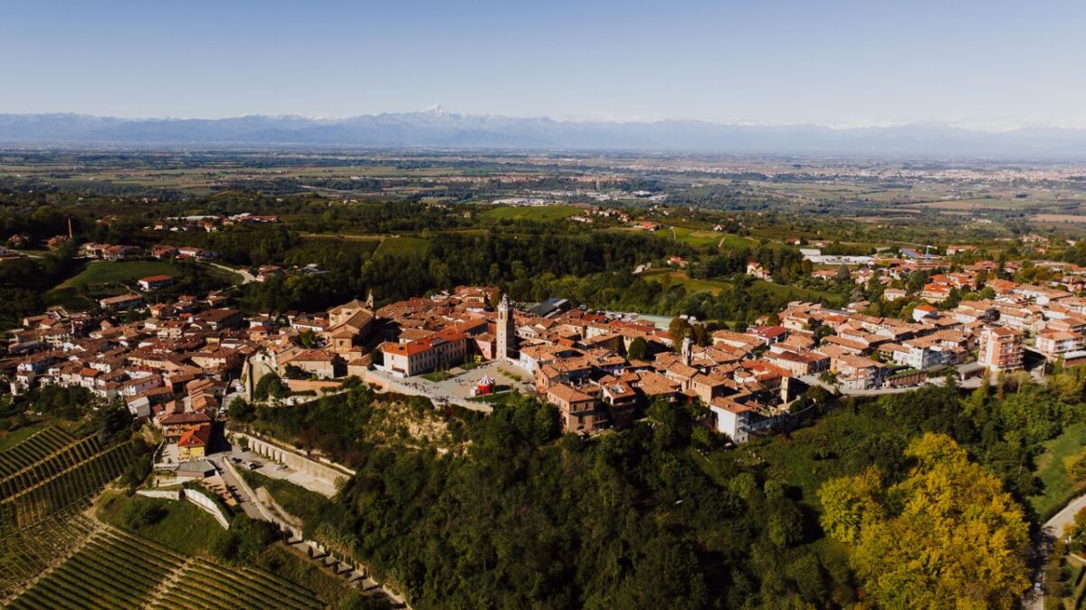 about-img-02 Scenic aerial view of La Morra, a picturesque village in Piemonte, Italy.