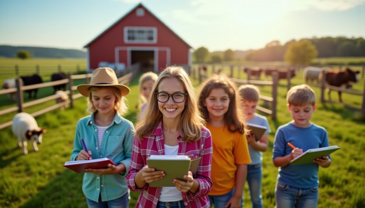 Sortie à la ferme pédagogique : préparez les 3 questions clés et conservez chaque souvenir dans un carnet dédié Sortie à la ferme pédagogique : préparez les 3 questions clés et conservez chaque souvenir dans un carnet dédié