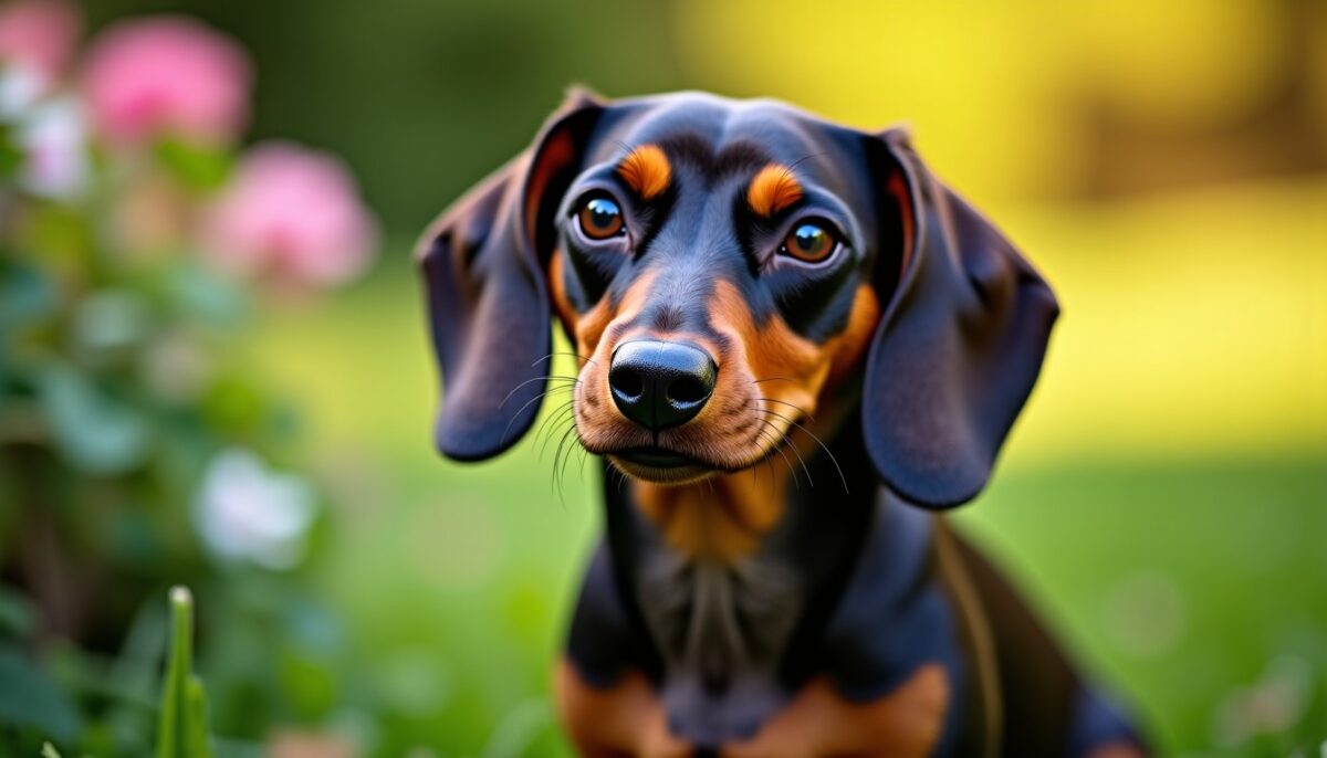 Teckel Arlequin : Un petit chien au caractère affirmé et à l’élégance colorée Teckel Arlequin : Un petit chien au caractère affirmé et à l’élégance colorée